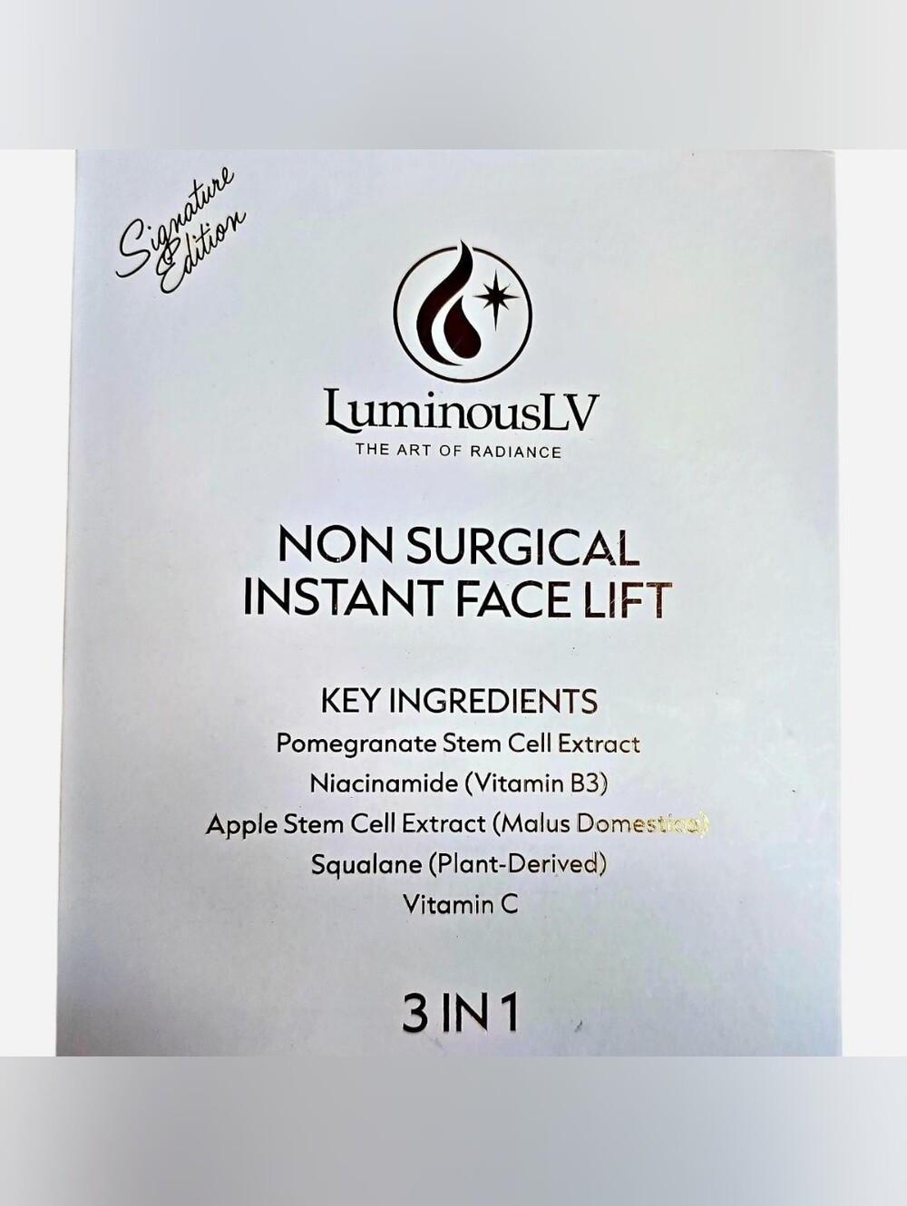 LuminousLV 3-in-1 Non-Surgical Instant Face Lift Set